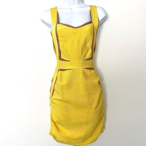 Herve Leger Bandage‎ Dress Sweetheart Neckline Contrast Trim Womens Small